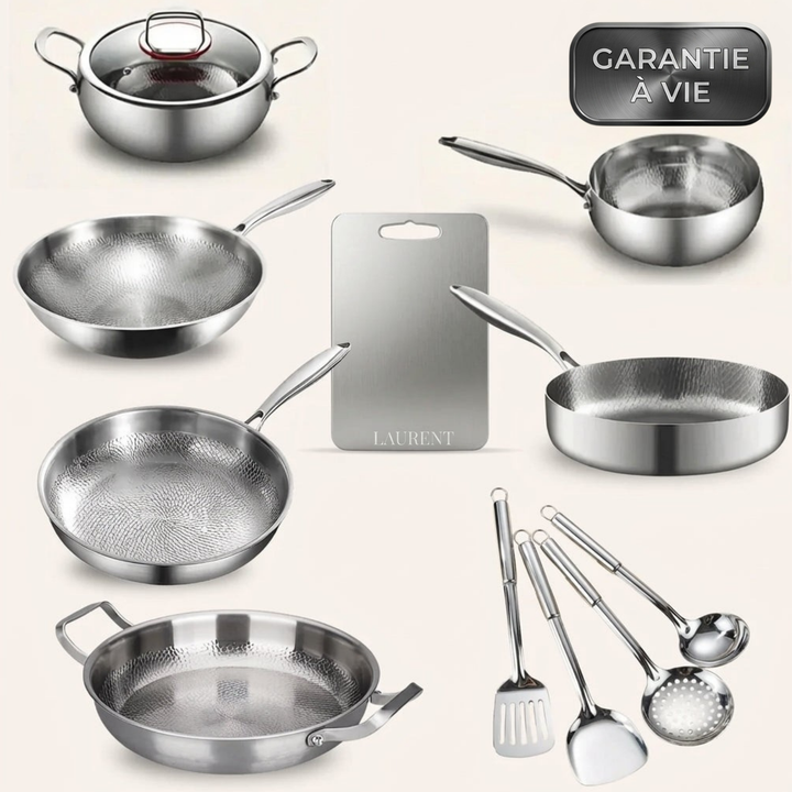 Ensemble de Cuisine Ultime en Titane